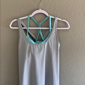 Old Navy active wear strappy tank with shelf bra
